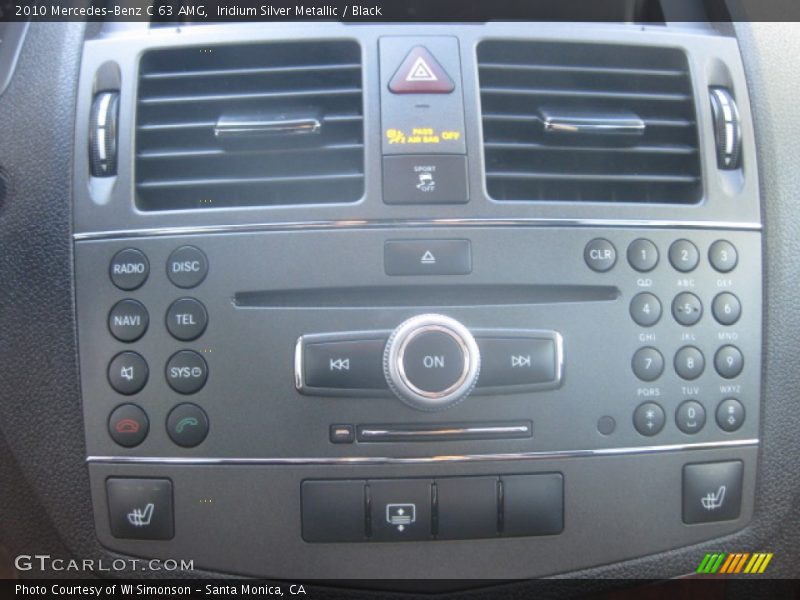 Iridium Silver Metallic / Black 2010 Mercedes-Benz C 63 AMG