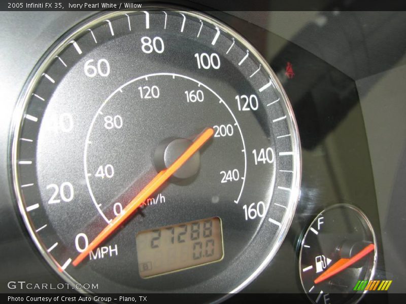 Ivory Pearl White / Willow 2005 Infiniti FX 35