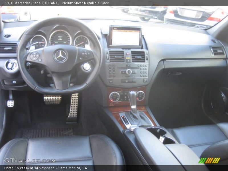 Iridium Silver Metallic / Black 2010 Mercedes-Benz C 63 AMG