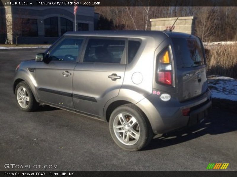 Titanium Gray / Black Soul Logo Cloth 2011 Kia Soul +