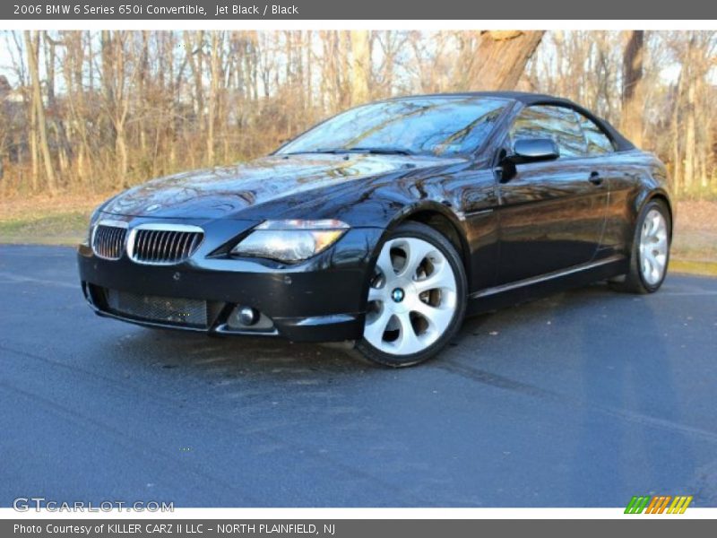 Jet Black / Black 2006 BMW 6 Series 650i Convertible