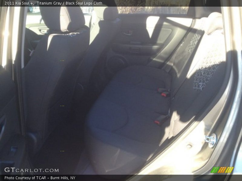 Titanium Gray / Black Soul Logo Cloth 2011 Kia Soul +