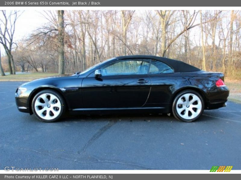 Jet Black / Black 2006 BMW 6 Series 650i Convertible