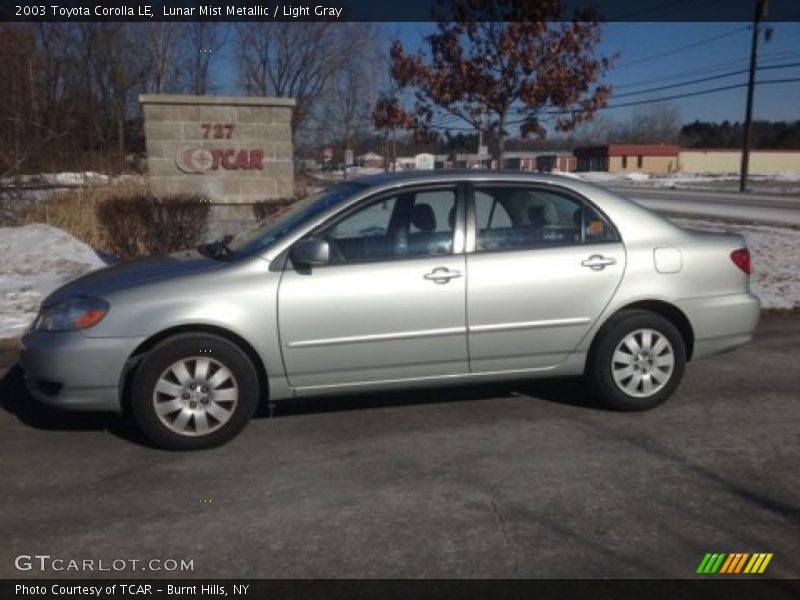 Lunar Mist Metallic / Light Gray 2003 Toyota Corolla LE