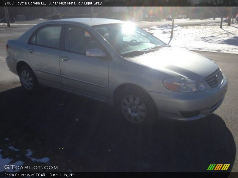 Lunar Mist Metallic / Light Gray 2003 Toyota Corolla LE