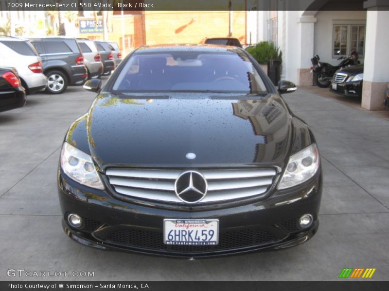 Black / Black 2009 Mercedes-Benz CL 550 4Matic