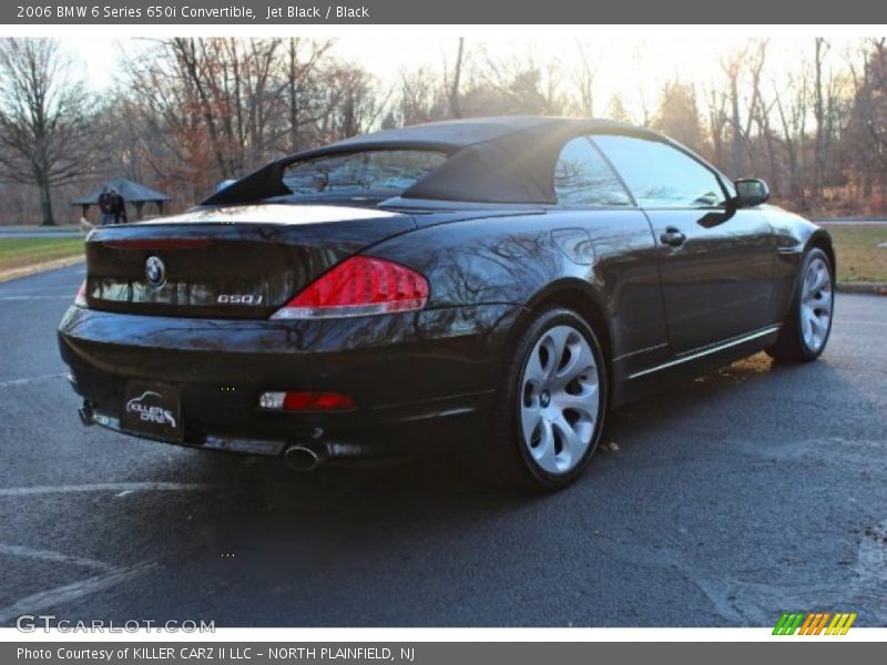 Jet Black / Black 2006 BMW 6 Series 650i Convertible