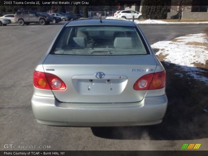 Lunar Mist Metallic / Light Gray 2003 Toyota Corolla LE