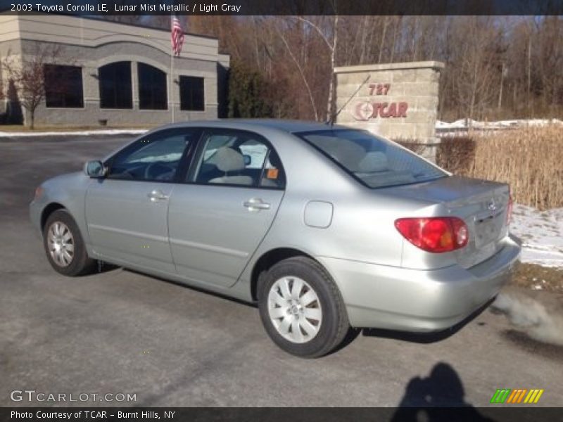 Lunar Mist Metallic / Light Gray 2003 Toyota Corolla LE