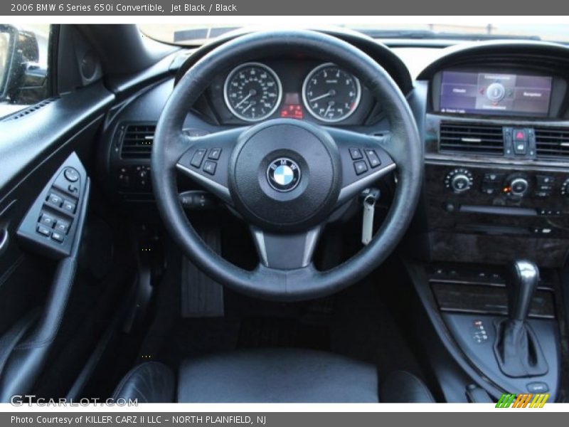 Jet Black / Black 2006 BMW 6 Series 650i Convertible