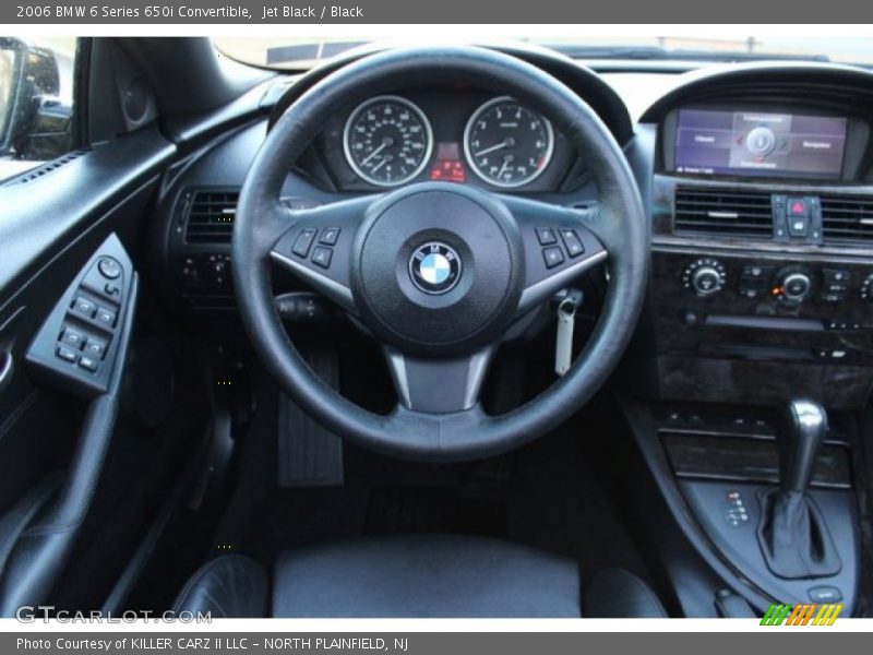 Jet Black / Black 2006 BMW 6 Series 650i Convertible