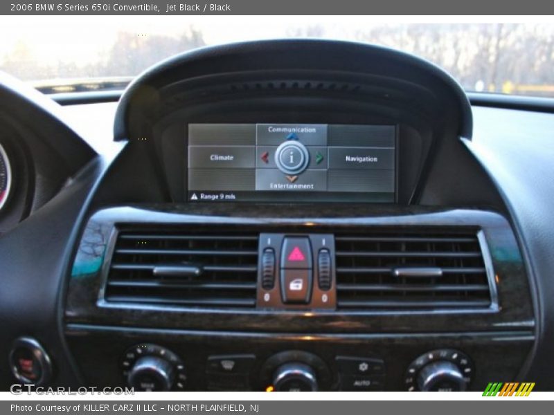 Jet Black / Black 2006 BMW 6 Series 650i Convertible