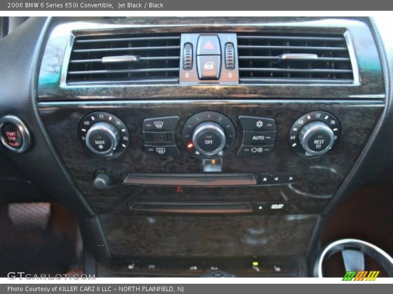 Jet Black / Black 2006 BMW 6 Series 650i Convertible