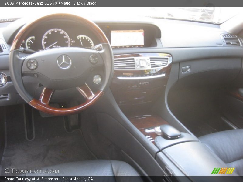 Black / Black 2009 Mercedes-Benz CL 550 4Matic