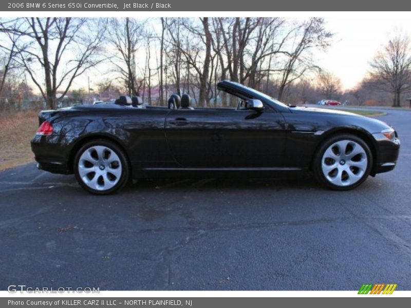 Jet Black / Black 2006 BMW 6 Series 650i Convertible