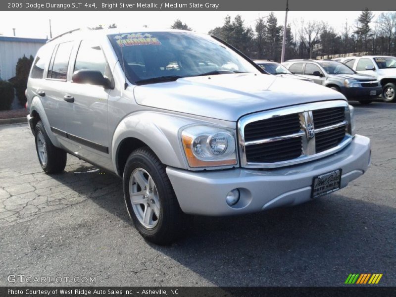 Bright Silver Metallic / Medium Slate Gray 2005 Dodge Durango SLT 4x4