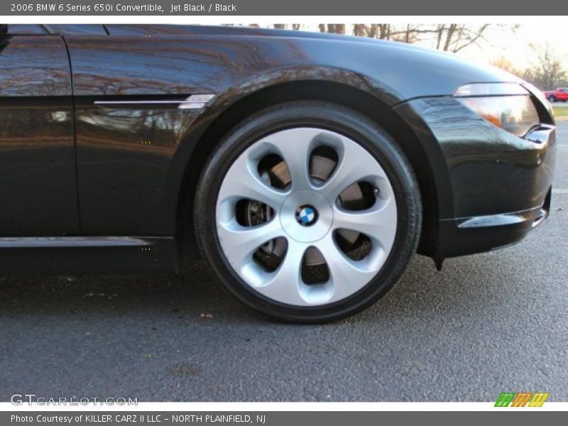 Jet Black / Black 2006 BMW 6 Series 650i Convertible