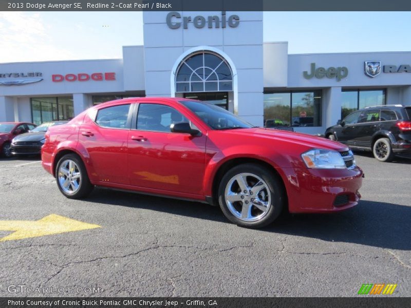 Redline 2-Coat Pearl / Black 2013 Dodge Avenger SE
