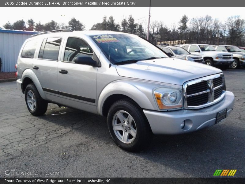 Bright Silver Metallic / Medium Slate Gray 2005 Dodge Durango SLT 4x4