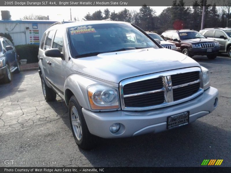 Bright Silver Metallic / Medium Slate Gray 2005 Dodge Durango SLT 4x4