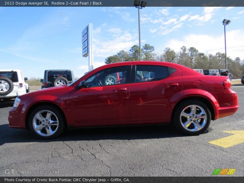 Redline 2-Coat Pearl / Black 2013 Dodge Avenger SE