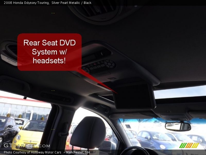 Silver Pearl Metallic / Black 2008 Honda Odyssey Touring