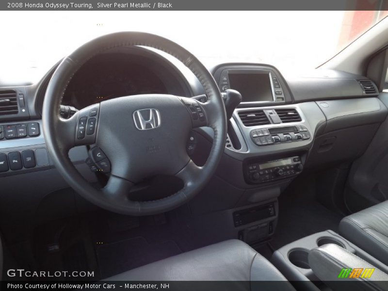 Silver Pearl Metallic / Black 2008 Honda Odyssey Touring