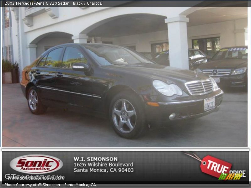 Black / Charcoal 2002 Mercedes-Benz C 320 Sedan