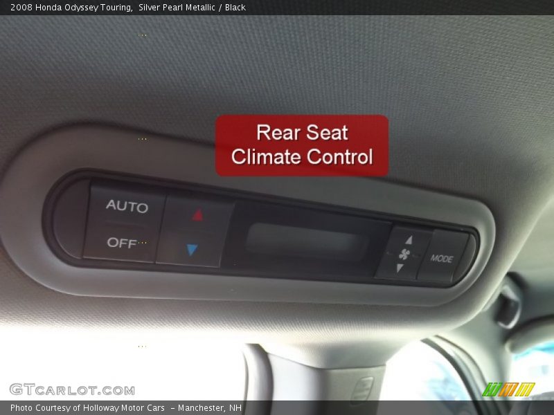 Silver Pearl Metallic / Black 2008 Honda Odyssey Touring