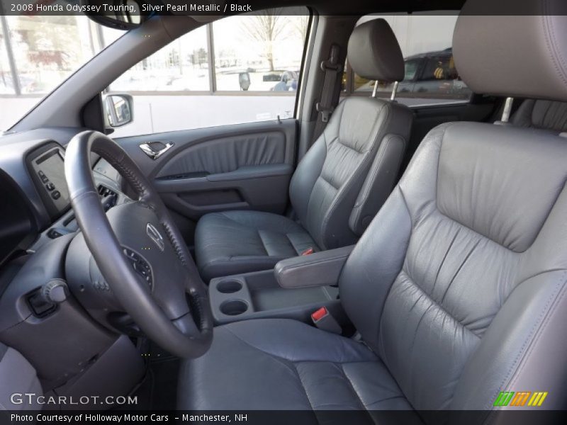 Silver Pearl Metallic / Black 2008 Honda Odyssey Touring