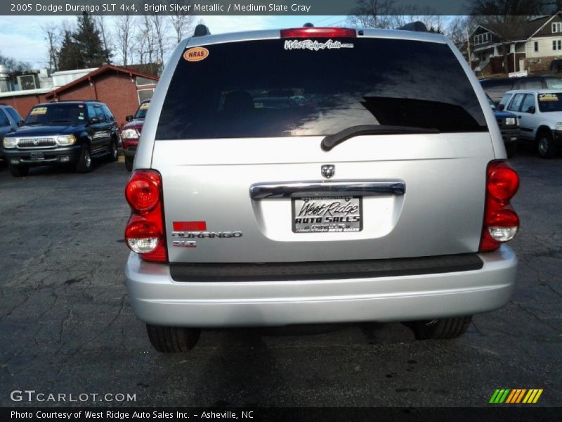Bright Silver Metallic / Medium Slate Gray 2005 Dodge Durango SLT 4x4