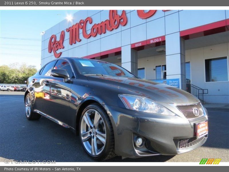 Smoky Granite Mica / Black 2011 Lexus IS 250