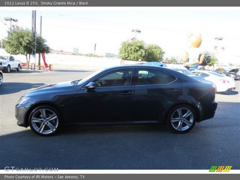 Smoky Granite Mica / Black 2011 Lexus IS 250