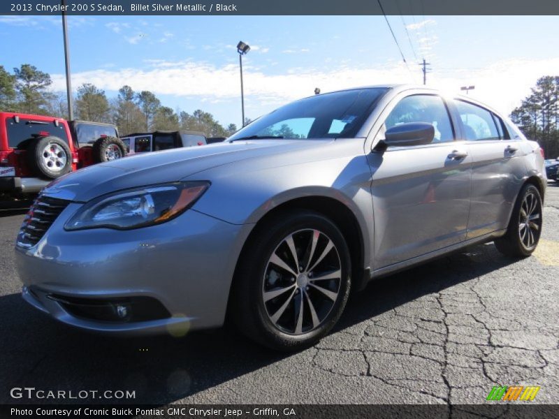 Billet Silver Metallic / Black 2013 Chrysler 200 S Sedan