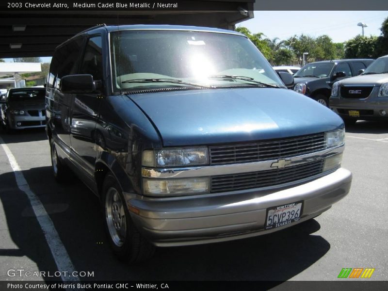 Medium Cadet Blue Metallic / Neutral 2003 Chevrolet Astro
