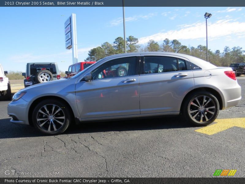 Billet Silver Metallic / Black 2013 Chrysler 200 S Sedan