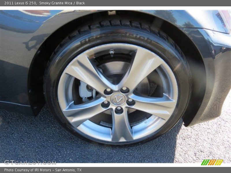 Smoky Granite Mica / Black 2011 Lexus IS 250