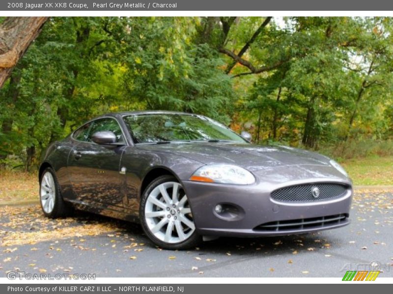 Pearl Grey Metallic / Charcoal 2008 Jaguar XK XK8 Coupe