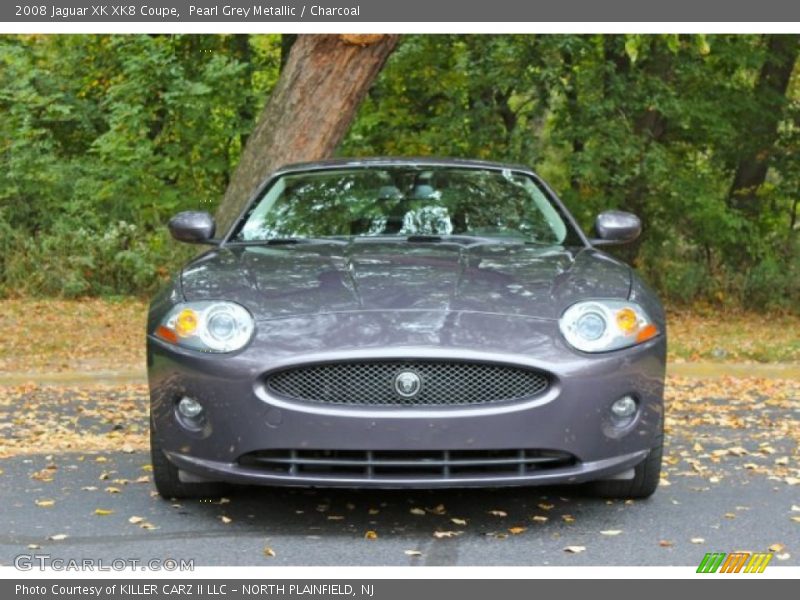 Pearl Grey Metallic / Charcoal 2008 Jaguar XK XK8 Coupe