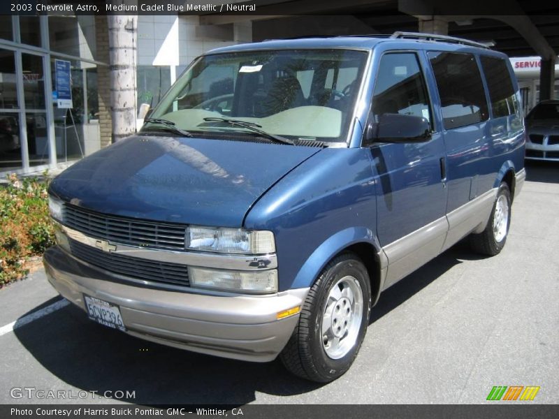 Medium Cadet Blue Metallic / Neutral 2003 Chevrolet Astro