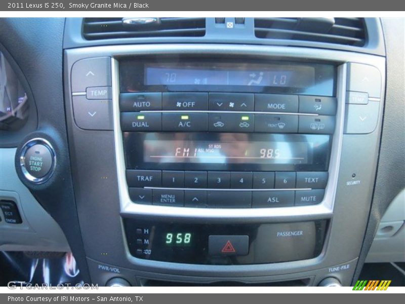 Smoky Granite Mica / Black 2011 Lexus IS 250