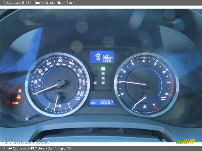Smoky Granite Mica / Black 2011 Lexus IS 250