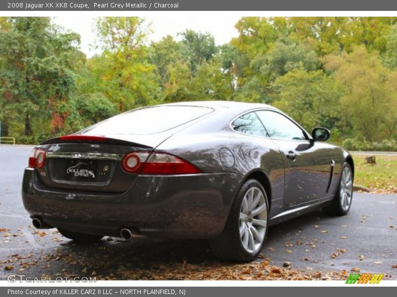 Pearl Grey Metallic / Charcoal 2008 Jaguar XK XK8 Coupe