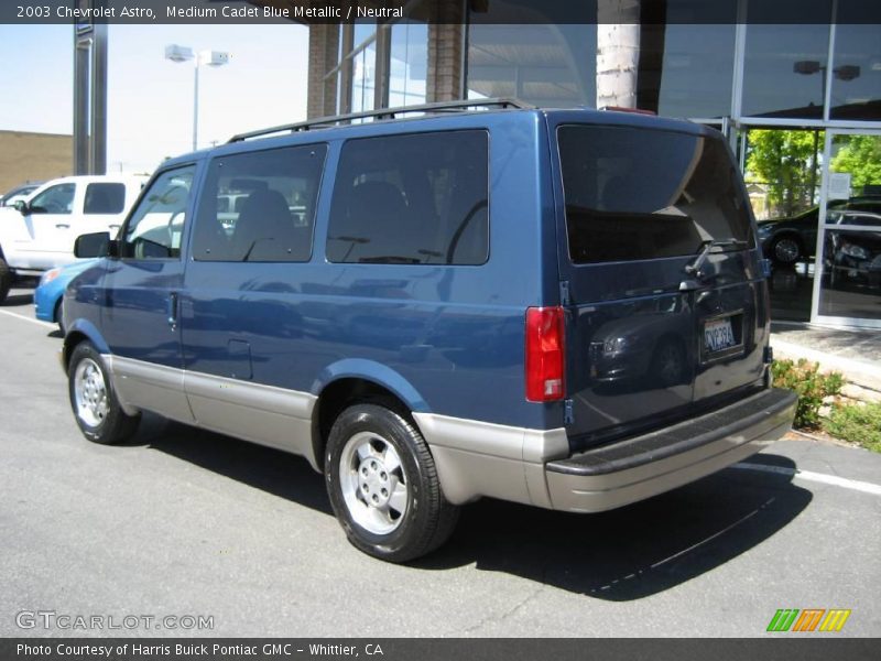 Medium Cadet Blue Metallic / Neutral 2003 Chevrolet Astro