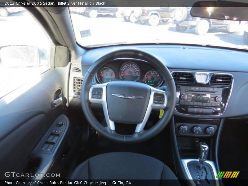 Billet Silver Metallic / Black 2013 Chrysler 200 S Sedan