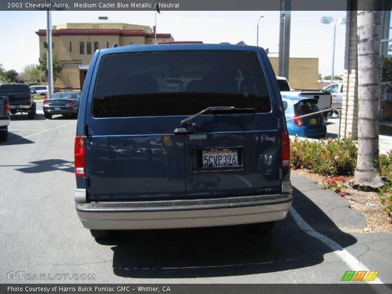 Medium Cadet Blue Metallic / Neutral 2003 Chevrolet Astro