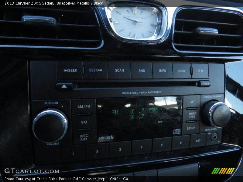 Billet Silver Metallic / Black 2013 Chrysler 200 S Sedan