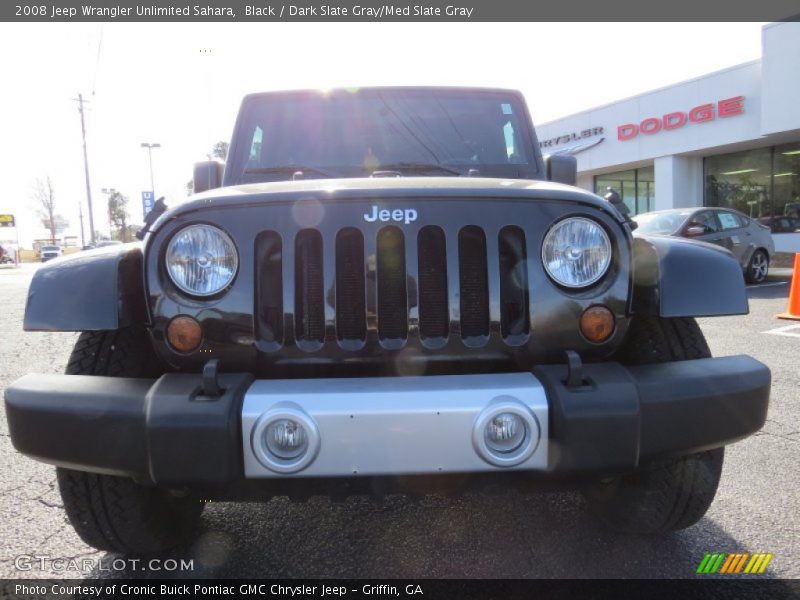 Black / Dark Slate Gray/Med Slate Gray 2008 Jeep Wrangler Unlimited Sahara