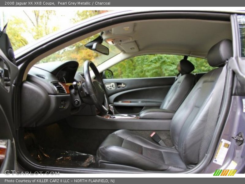 Pearl Grey Metallic / Charcoal 2008 Jaguar XK XK8 Coupe