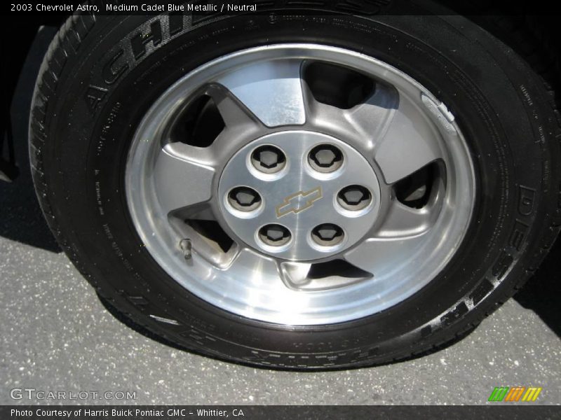 Medium Cadet Blue Metallic / Neutral 2003 Chevrolet Astro